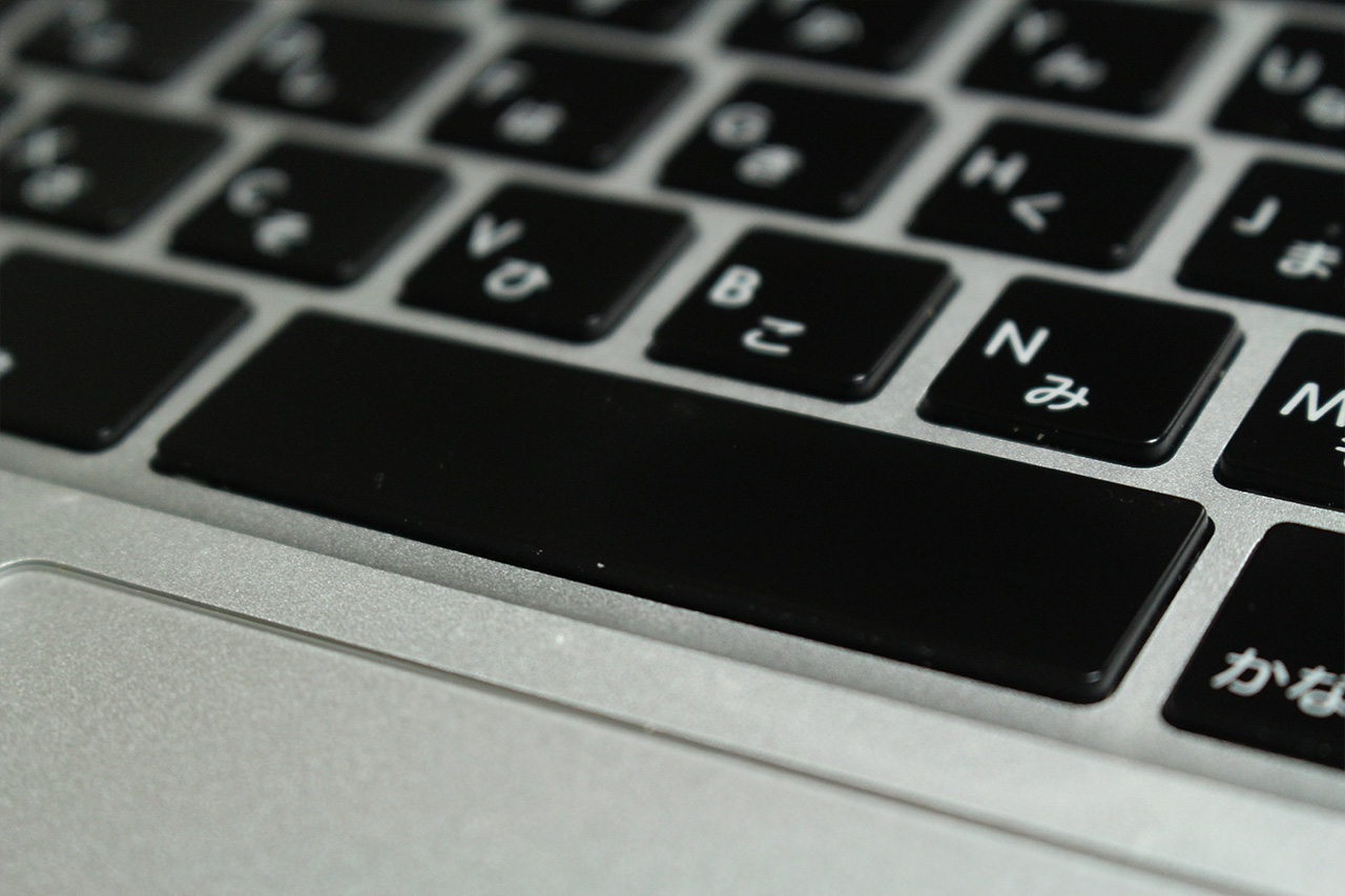 MacBookProのキーボードについて手垢